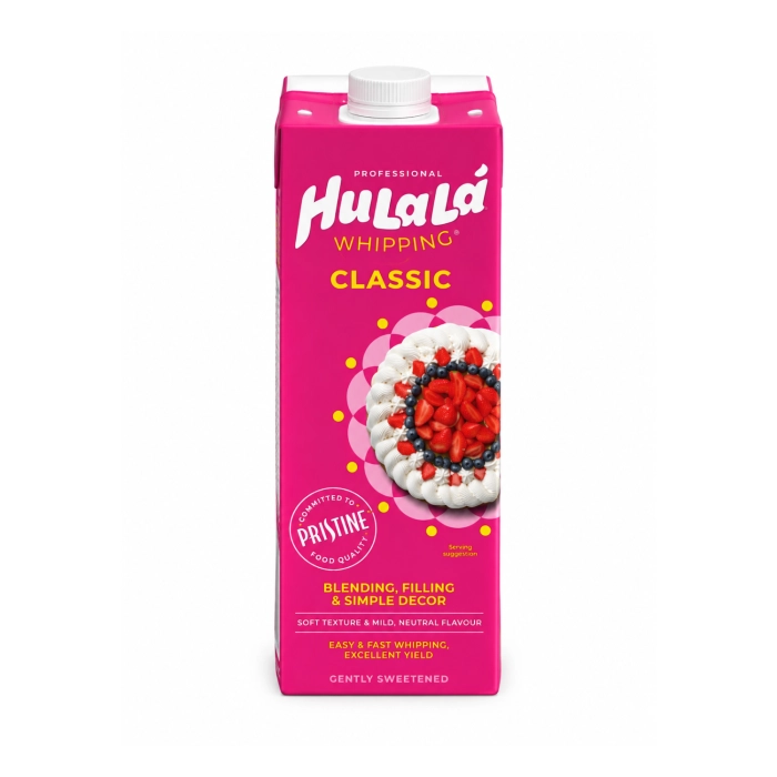 Hulala UHT növényi cukrozott habalap 27% 1l