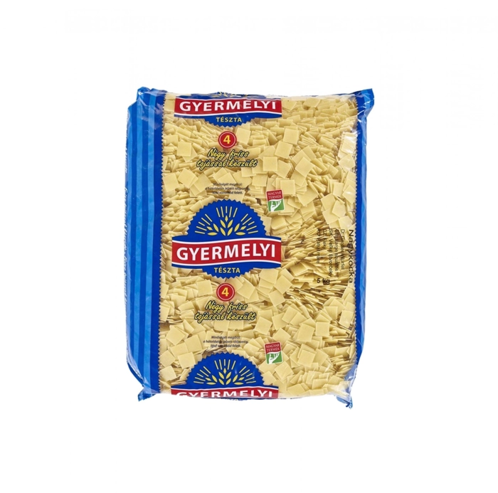 Gyermelyi 4 tojásos nagykocka tészta 5kg