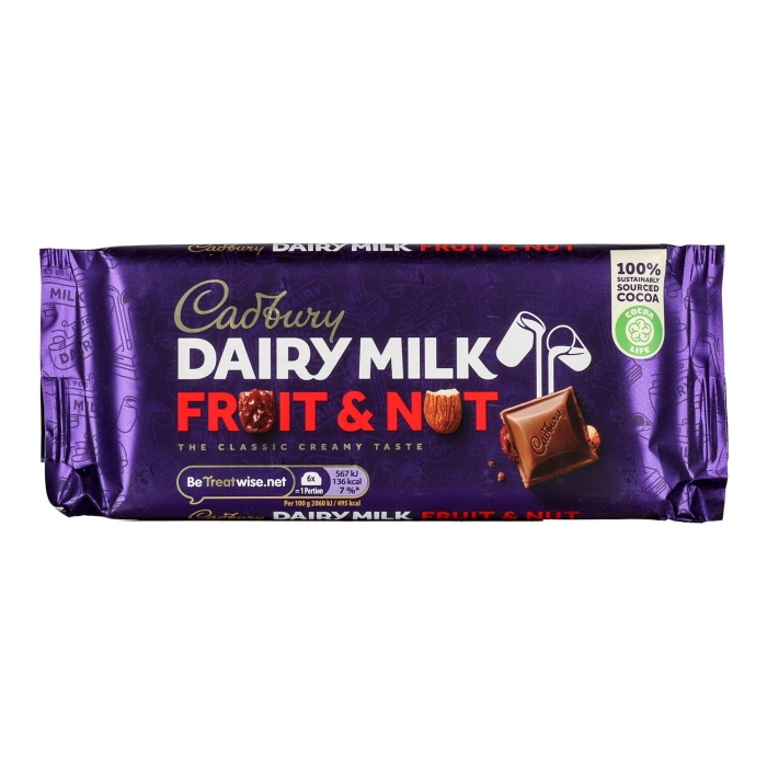 Cadbury Dairy Milk gyümölcs & dió 110g