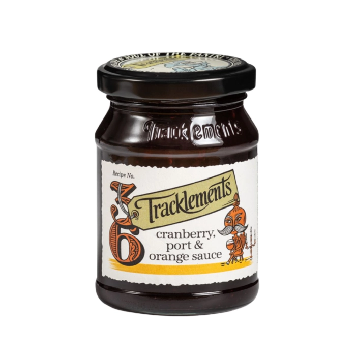 Tracklements narancsos áfonyaszósz portói borral 210g