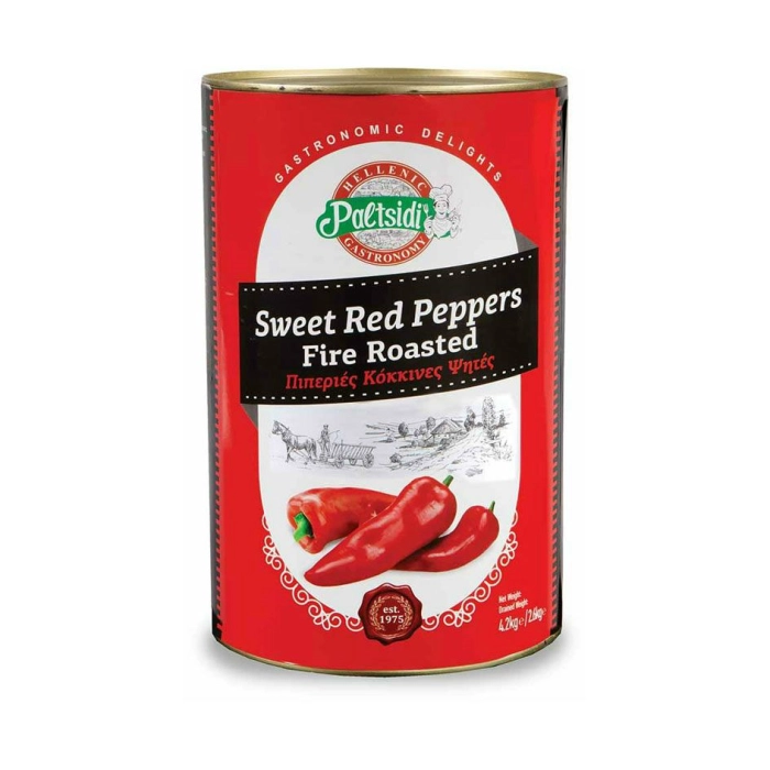 Sült grillezett paprika konzerv 4200g/2500g