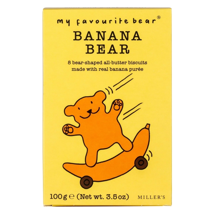 Artisan Biscuit Bear banános keksz 100g