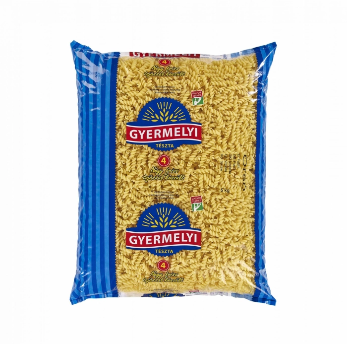 Gyermelyi 4 tojásos fusilli 5kg