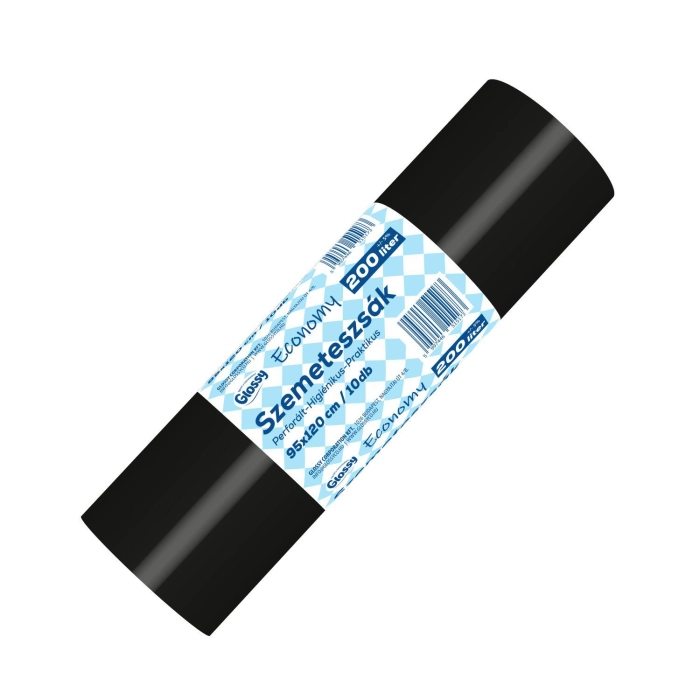 Szemetes zsák erős 200L/10db 28µ