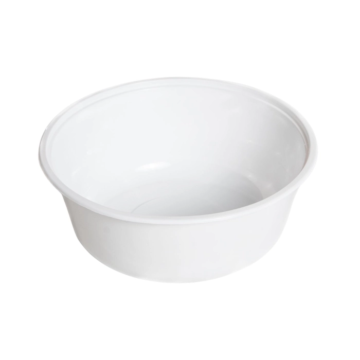Műanyag fröccsöntött mikrózható fehér levesetál 500ml (50db/csomag)