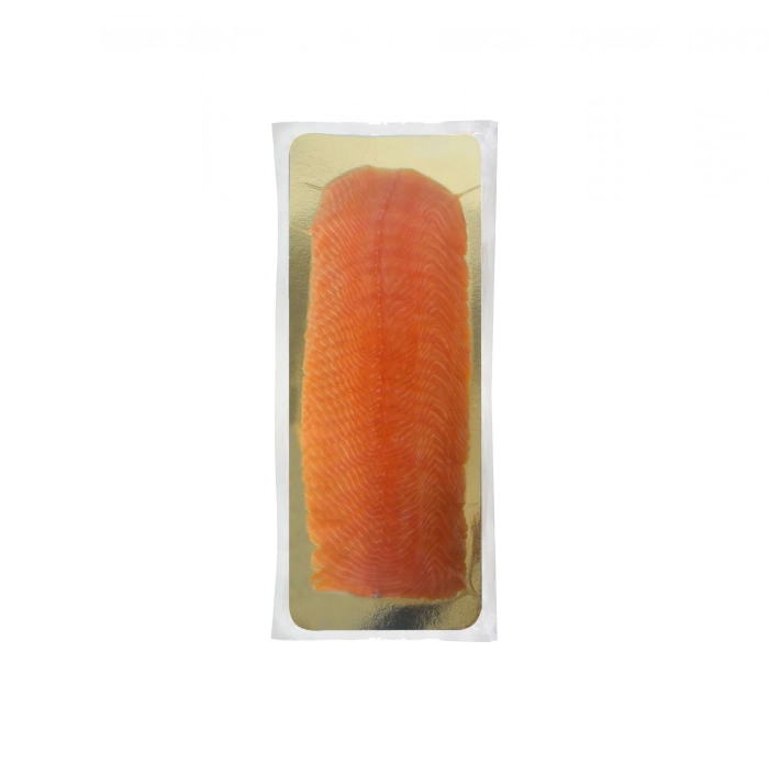 Prémium füstölt lazacfilé szeletelt fagyasztott (1kg)
