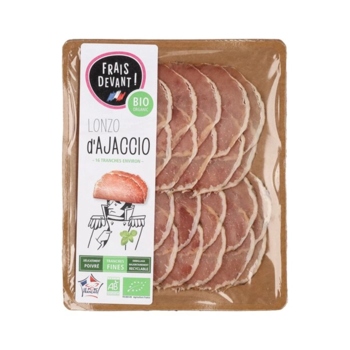 Frais Devant ajaccio-i lonzo sonka 70g