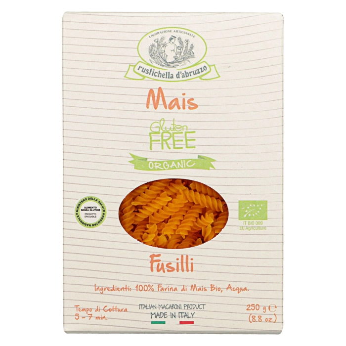 Rustichella gluténmentes fusilli kukoricalisztből 250g