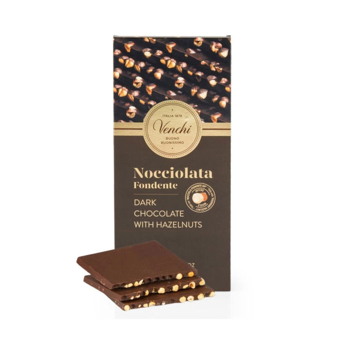 Venchi nocciolate fondante étcsokoládé tábla 600g