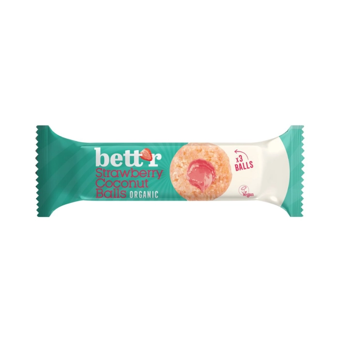 Bett'r földieperes töltött bio golyó 45g
