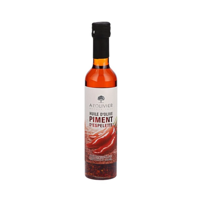 A L’Olivier Espelette chilivel ízesített extra szűz olívaolaj 250ml
