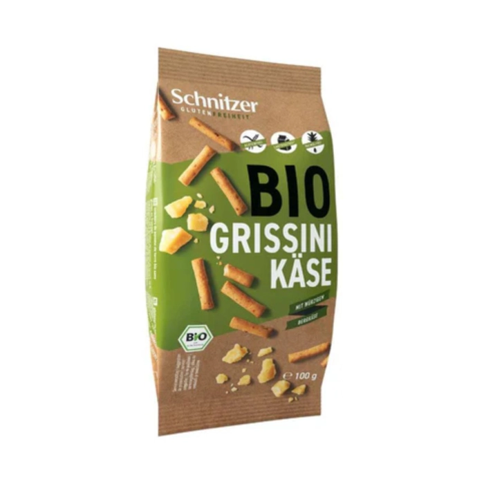 Schnitzer bio grissini sajtos, gluténmentes 100g