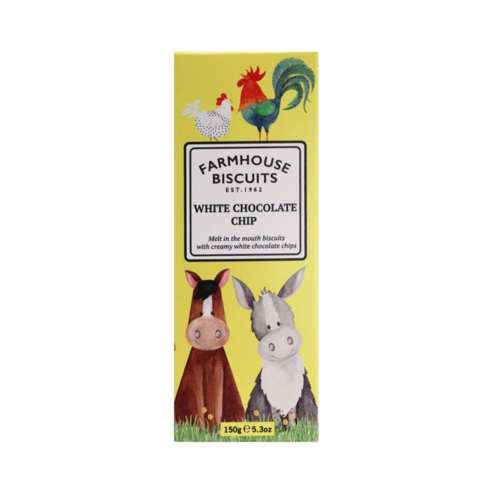 Farmhouse Biscuits fehér csokoládé darabos keksz 150g