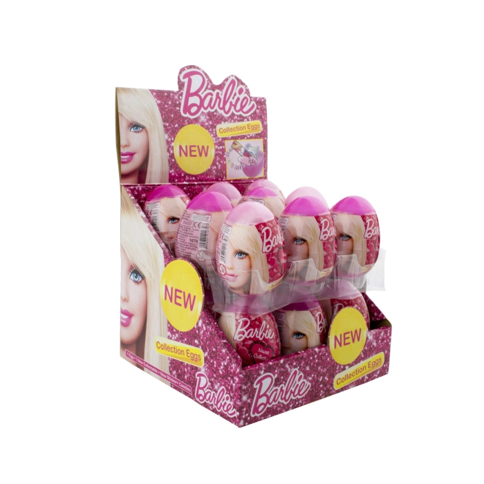 Barbie meglepetés tojás cukorkával 10g/18db