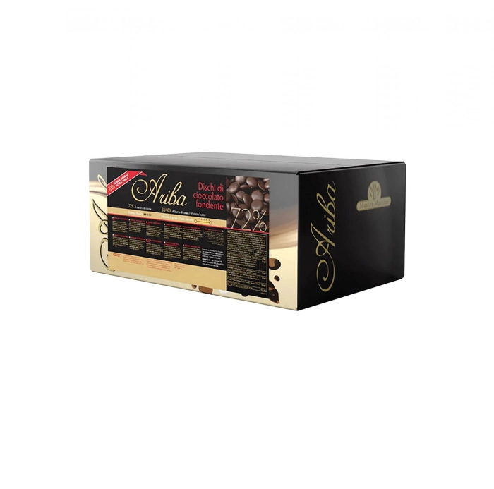 Ariba étcsokoládé pasztilla 72% (37/39) 10kg