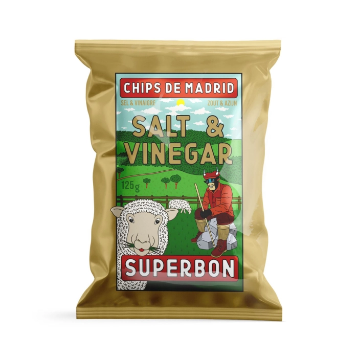Sal de Ibiza Burgonyachips ecetes-sós ízesítéssel 125g