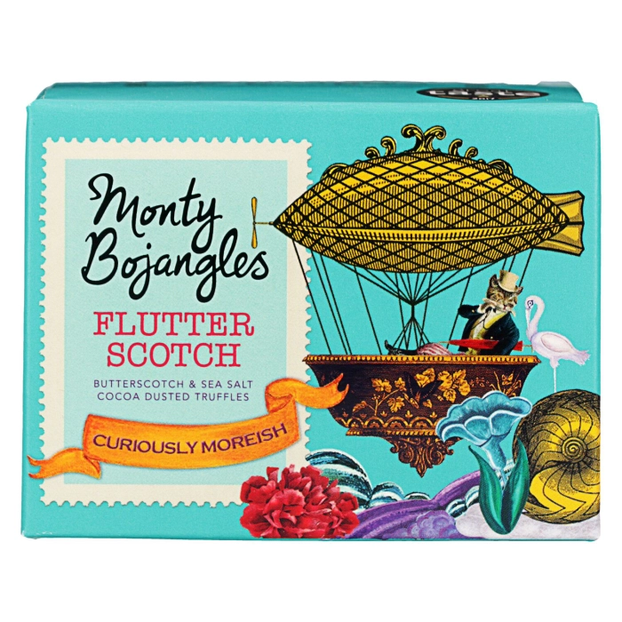 Monty Bojangles Flutter Scotch trüffel desszert 100g