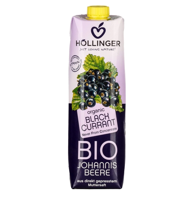 Höllinger bio feketeribizlilé 1l