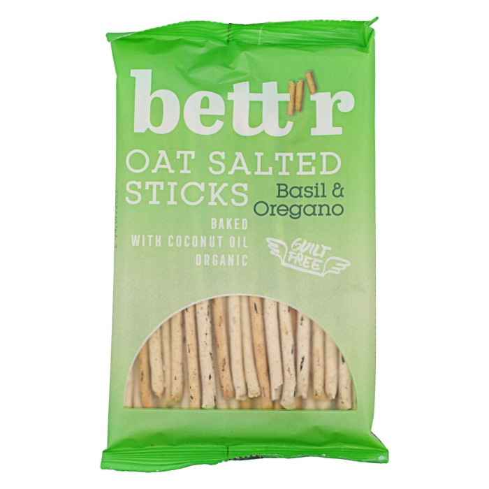Bett'r Organic zabos sós pálcika bazsalikommal és oregánóval 50g