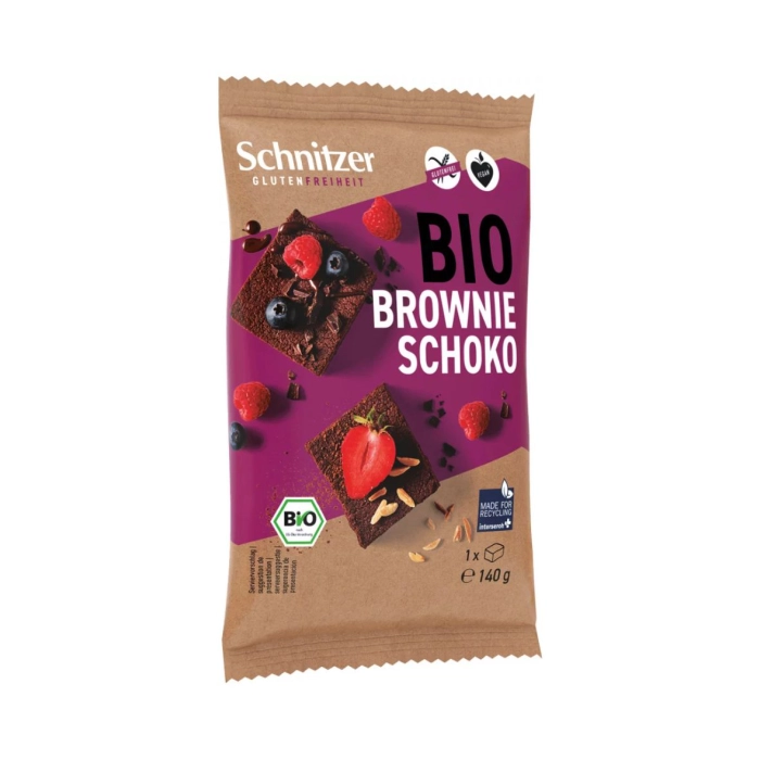Schnitzer bio csokis brownie 140g