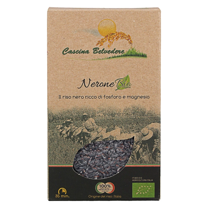 Cascina Belvedere fekete rizs 500g