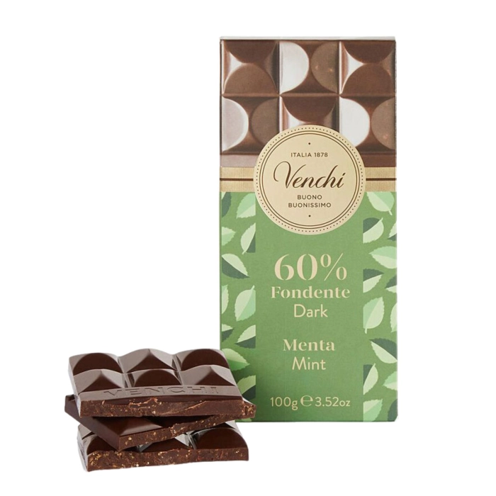 Venchi mentás 60% étcsokoládé tábla 100g