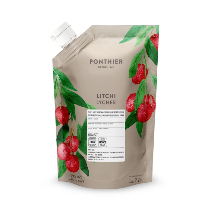 Ponthier licsi gyümölcspüré 1kg