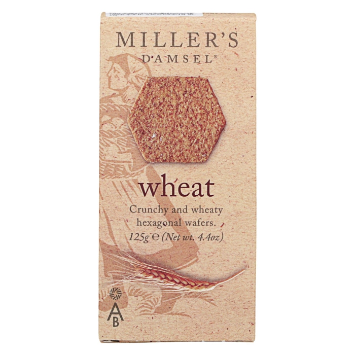 Miller’s Damsel Wheat teljes kiőrlésű sós keksz 125g
