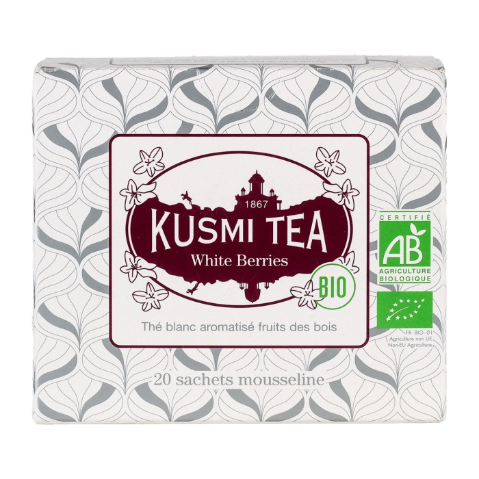 Kusmi Organic White Berries  20 muslin tea  40g