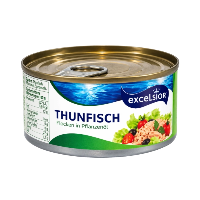 Excelsior aprított tonhal olajban 185/130g