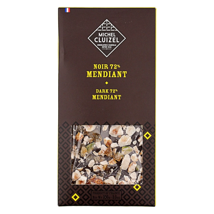 Cluizel Mendiant aszalt gyümölcsös étcsokoládé 100g