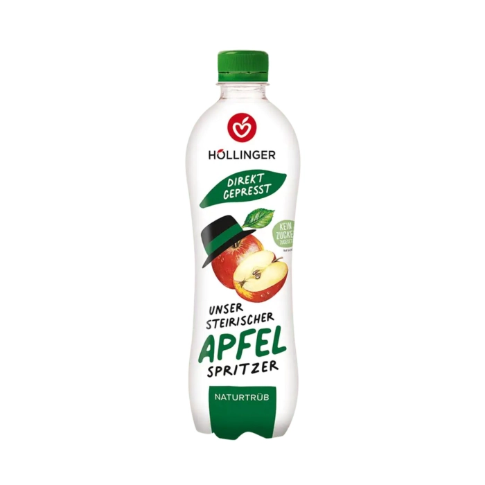 Höllinger almás szénsavas bio üdítőital 0,5l