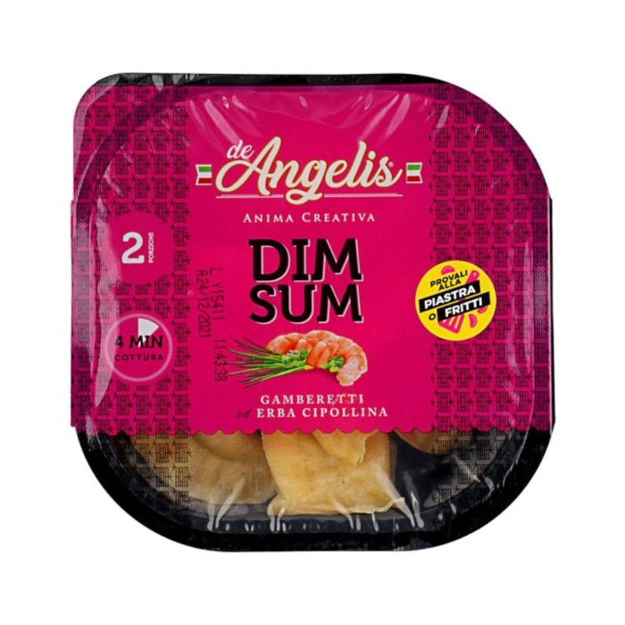 De Angelis Dum Sum friss tészta garnélarákos-metélőhagymás töltelékkel 200g