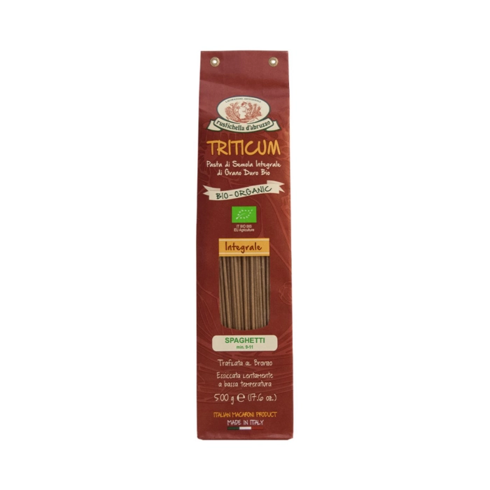Rustichella spaghetti integrali busta bio tészta 500g