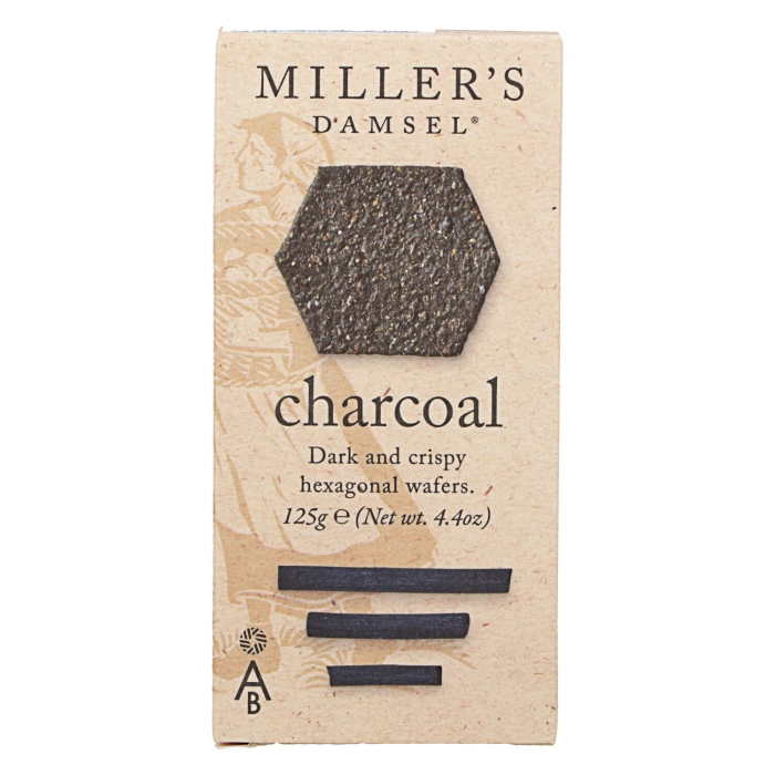 Miller’s Damsel Charcoal faszenes keksz 125g
