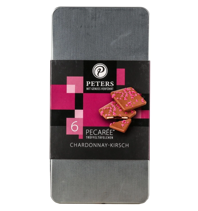 Peters Tejcsokoládé táblácskák meggy-Chardonnay ízesítéssel 63g