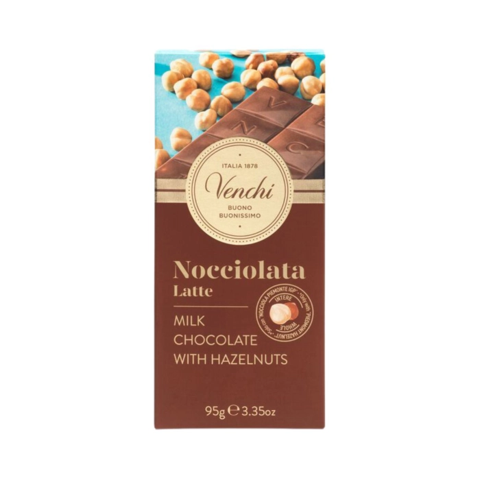 Venchi egész mogyorós tejcsokoládé 95g