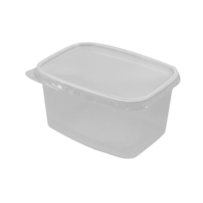 Műanyag víztiszta svédtál "safepack" mikrózható 750ml 50db/csomag PP