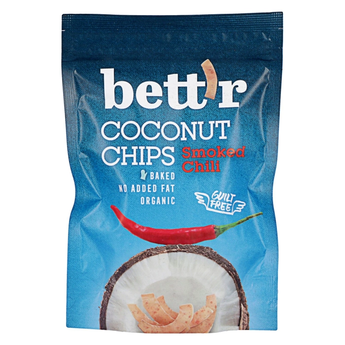 Bett'r Organic füstölt chilis kókuszchips 70g