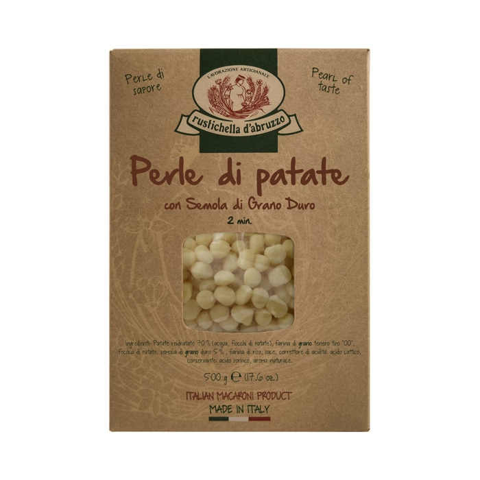 Rustichella Potato Perle di patate burgonyagyöngy 500g