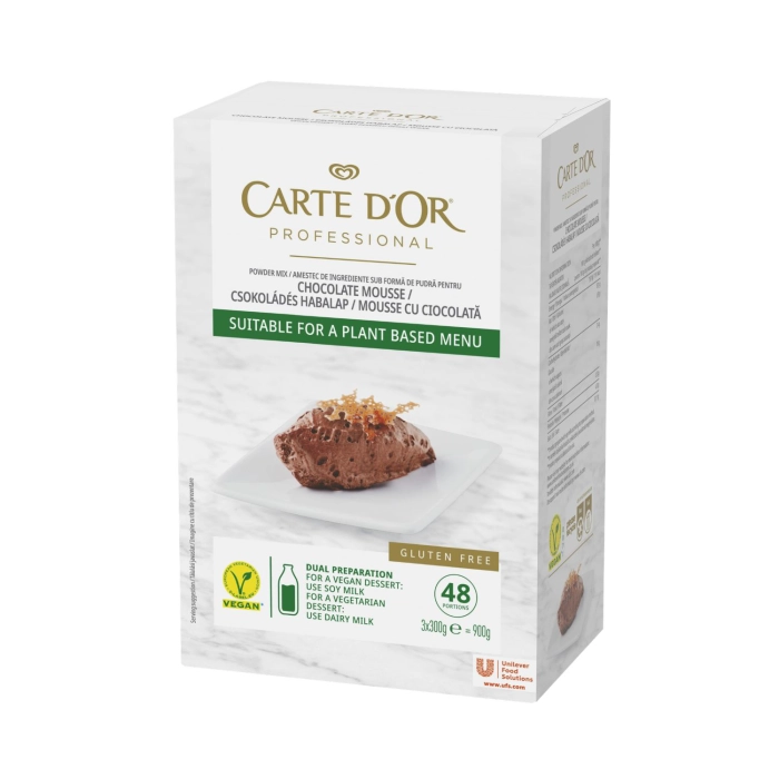Carte d'or vegán csokoládés habalap (3x300g) 900g