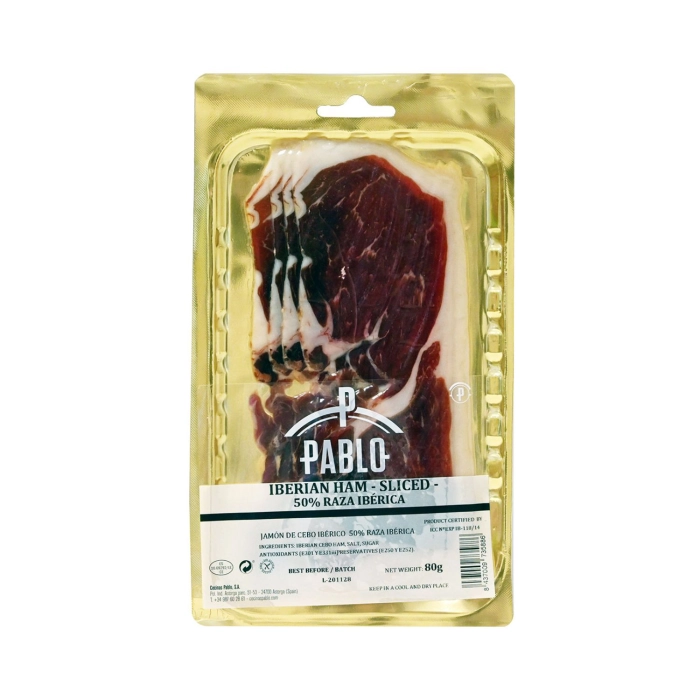Cecinas Pablo ibérico cebo szeletelt sonka 80g