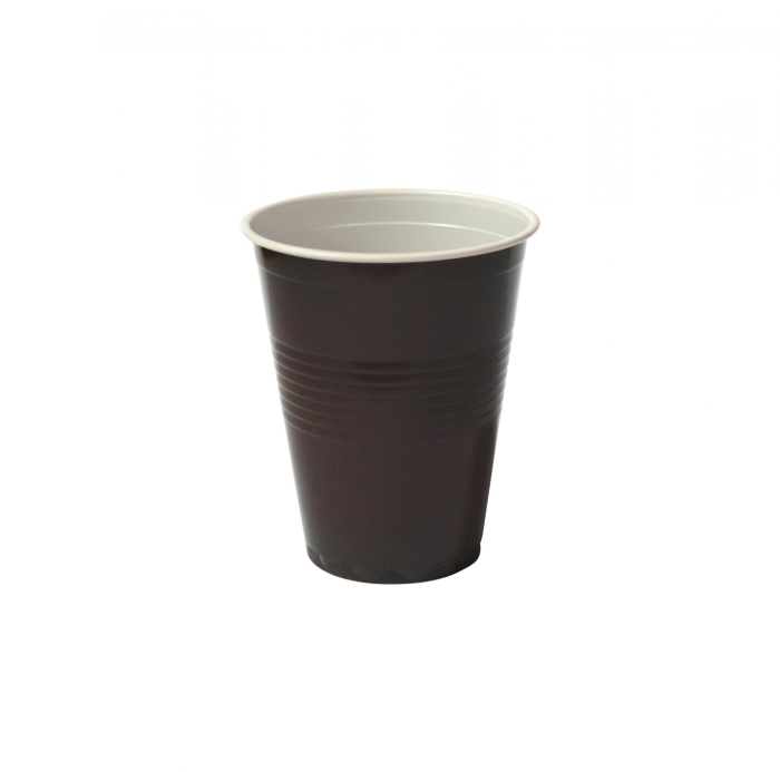 Automata pohár barna-fehér 150 ml-es SUPD PS (100db/csomag)