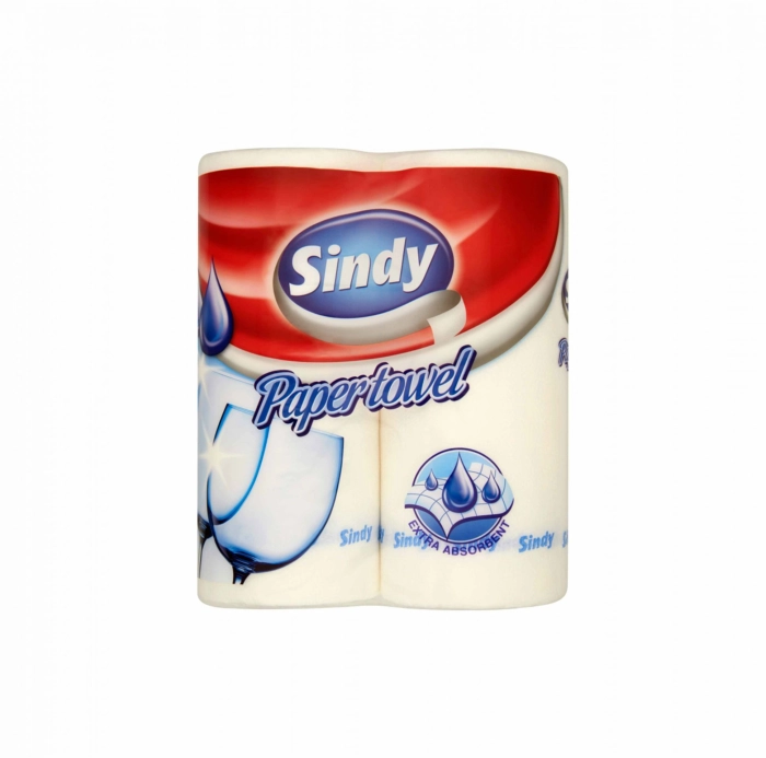 Sindy 2 rétegű papírtörlő 50 lap (2 tekercs/csomag)