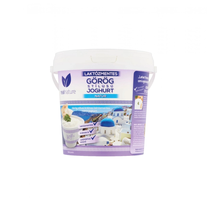 Real Nature görög laktózmentes joghurt 10% 1l