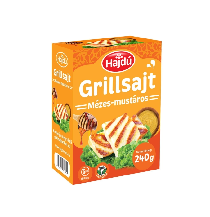 Hajdú mézes-mustáros  grillsajt 240g