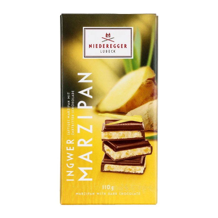 Niederegger gyömbéres marcipán szelet étcsokoládé bevonattal 110g