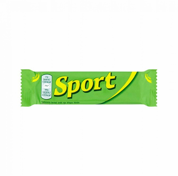 Sport szelet étcsokoládéval 31g