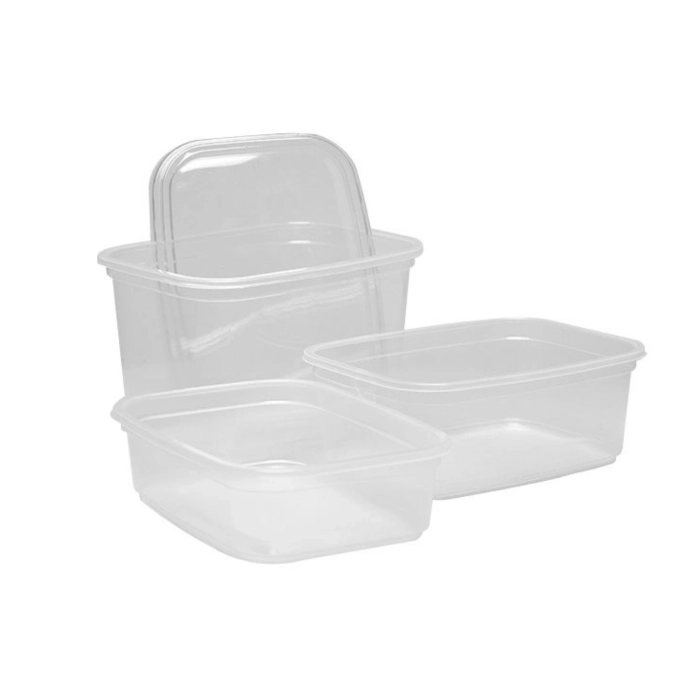 Műanyag víztiszta svédtál "safepack" mikrózható 450ml 50db/csomag PP