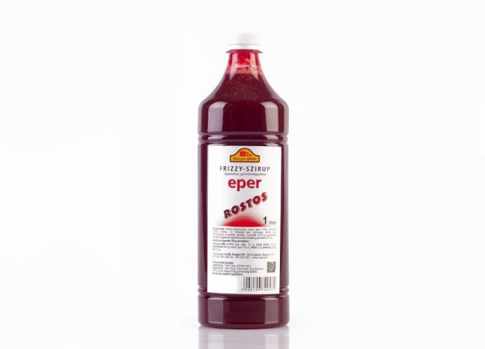 Frizzy jégkása szirup rostos eper 1l